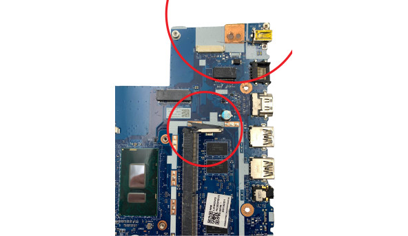 Материнська плата до ноутбука Lenovo 320-15IKB/320-17IKB /V320-17I KB EG521 EG522 EZ511 EG721NM-B451 i5-8250U SR3LA Б/У - 639954