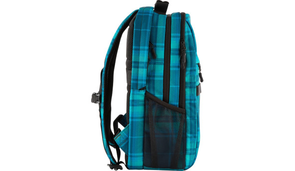 Рюкзак для ноутбука HP 16.1" Campus Tartan Plaid, блакитний - 640034