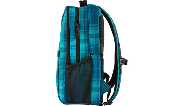 Рюкзак для ноутбука HP 16.1" Campus Tartan Plaid, блакитний - 640034