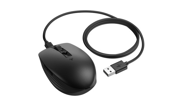 Мишка бездротова HP 710 Rechargeable Silent, 7 кн., up to 3000 dpi чорна - 640045