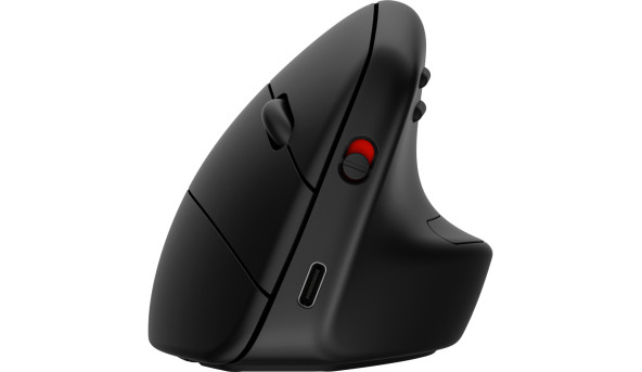 Мишка бездротова HP 920 Ergonomic Vertical, 6 кн., up to 4000 dpi чорна - 640046