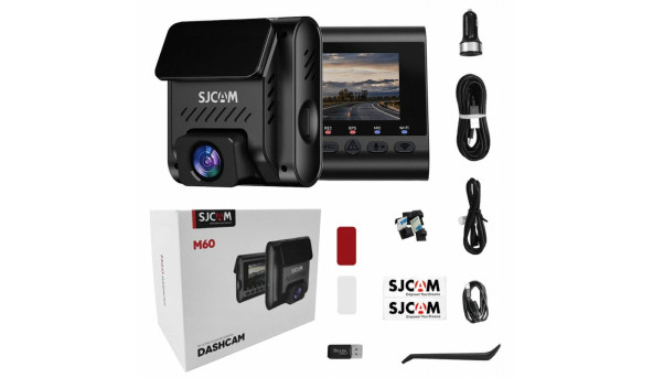 Відеореєстратор SJCAM Dashcam M60, WIFI, GPS, 4K, HDR - 640088