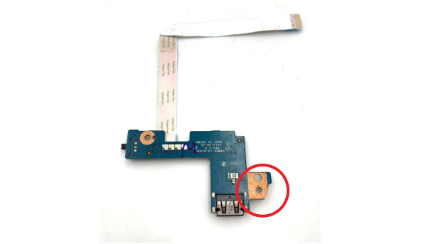 Плата USB + Кнопка Wi-Fi к ноутбуку Dell Latitude E5540 LS-A102P NBX0001H300 Б/У - 640145