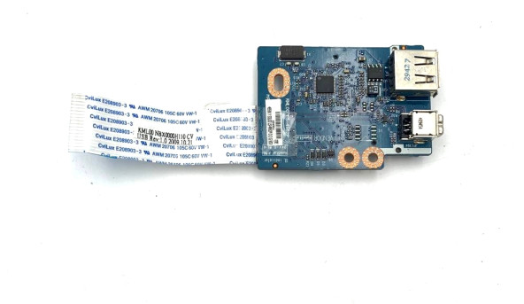 Плата USB Card Reader Firewire 4 pin iLink роз'єми для ноутбука HP Probook 6545b LS-4962P Б/В - 640405