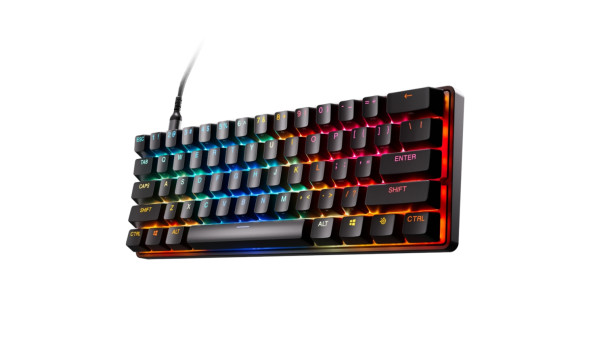 Клавіатура ігрова SteelSeries Apex Pro Mini Gen 3 UA HyperMagnetic, OmniPoint 3.0, OLED - 640599