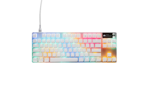 Клавіатура ігрова SteelSeries Apex Pro TKL Gen 3 UA  HyperMagnetic, OmniPoint 3.0, OLED, White