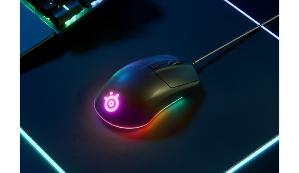 Мишка SteelSeries Rival 3 Gen 2, RGB, Black - 640604