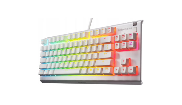 Клавіатура ігрова SteelSeries Apex 3 TKL UA White - 640606