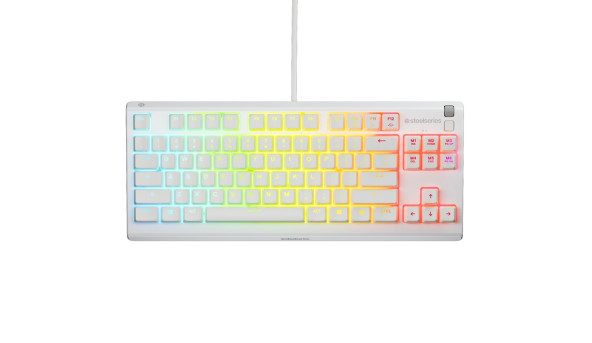 Клавіатура ігрова SteelSeries Apex 3 TKL UA White