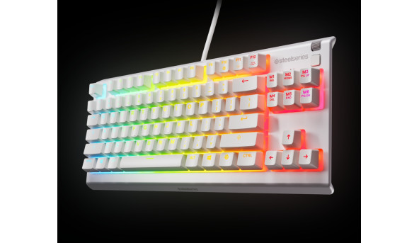 Клавіатура ігрова SteelSeries Apex 3 TKL UA White - 640606
