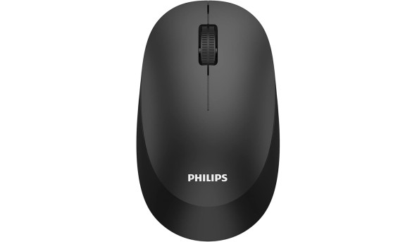 Мишка Philips 3000 series бездротова, Bluetooth+2.4G, 3кн.1600dpi, Silent, чорна