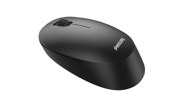 Мишка Philips 3000 series бездротова, Bluetooth+2.4G, 3кн.1600dpi, Silent, чорна - 640619