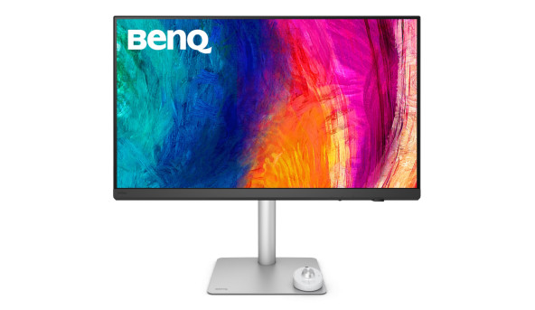 TFT 32" BenQ PD3226G, IPS, 4K, 144Hz, HDMI, DP, USB-C, HAS, Pivot, кол., біло-сріблястий