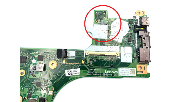 Материнская плата Lenovo ThinkPad T480 ET480 NM-B501 Rev 1.0 Intel Core i5-8350U (SR3L9) Б/У - 640831