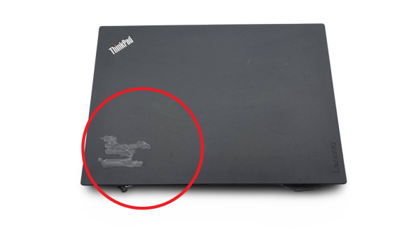 Кришка матриці корпусу до ноутбука Lenovo ThinkPad T480 AP169000D00 Б/В - 640833