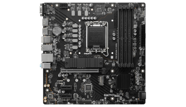MSI PRO B760M-P DDR4 (1700/B760, 4*DDR4, M.2 , HDMI, DP, VGA , mATX)