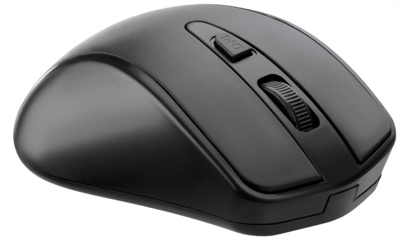 Мишка 2Е MF213, бездротова, 1600dpi, 4 кн., чорна USB - 640915