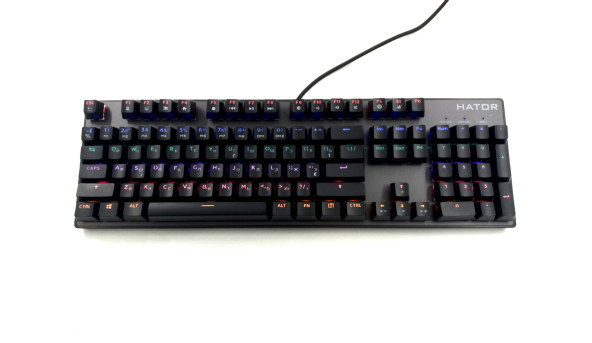 Клавиатура проводная Hotar HTK-609 Rainbow LED USB EN/UA - Б/У