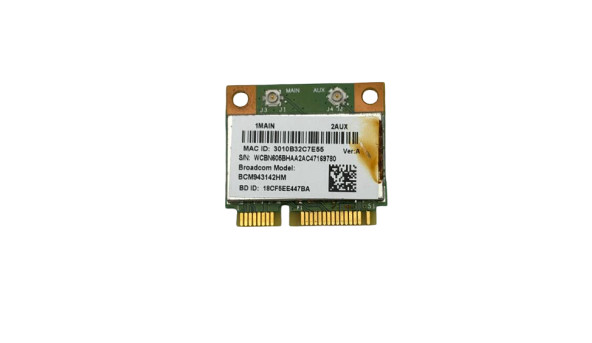 Wi-Fi модуль + Bluetooth адаптер Broadcom до ноутбуків HP Asus Acer BCM943142HM Б/В