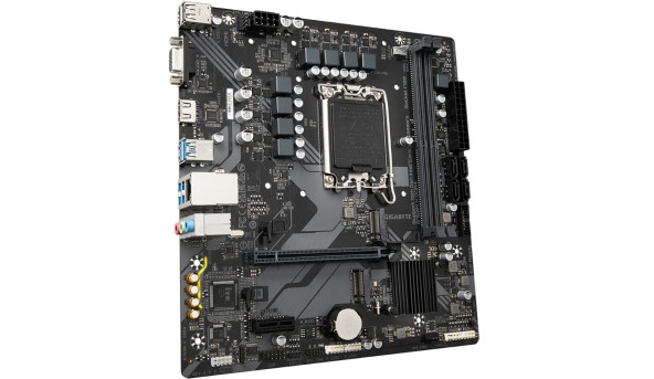 Gigabyte B760M H DDR4 (1700/B760, 2*DDR4, 2хM.2, PCIex16, VGA , HDMI, 1GbE LAN, mATX) - 641247