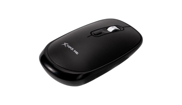Мишка XTRIKE ME GW-119, бездротова Bluetooth+2.4G, 1600dpi., 4кн., Silent, чорна - 641259
