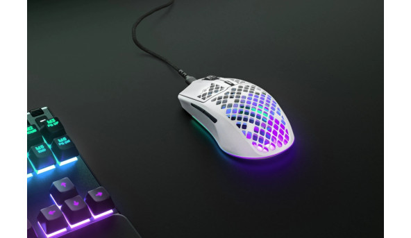 Мишка SteelSeries Aerox 3 Snow 2022 Edition - 641535