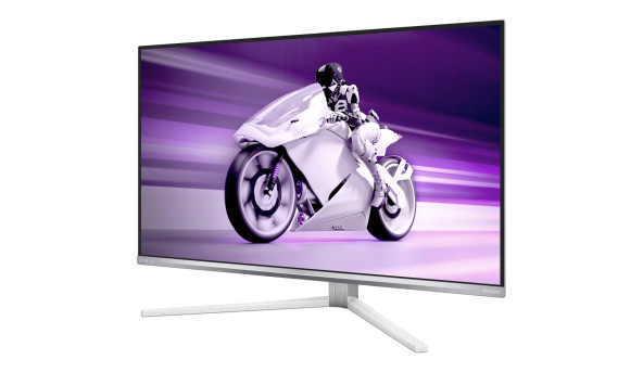 TFT 31.5" Philips 32M2N8900, QD-OLED, UHD 4K, 240hz, 2хHDMI, DP, USB-С, USB-hub, HAS, колонки, білий - 641589