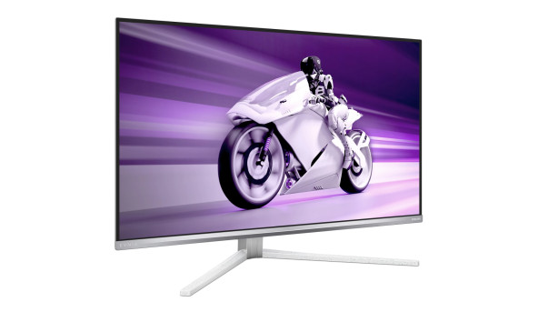 TFT 31.5" Philips 32M2N8900, QD-OLED, UHD 4K, 240hz, 2хHDMI, DP, USB-С, USB-hub, HAS, колонки, білий - 641589