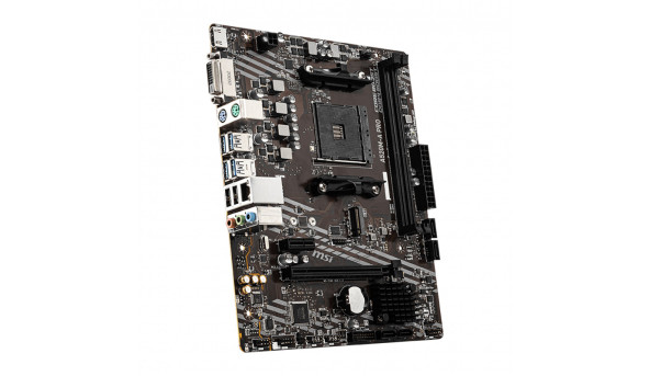 MSI A520M-A PRO (AM4/A520, 2*DDR4, PCIex16, DVI-D/HDMI, 4xSATAІІІ, M.2, GLan, 8ch, mATX) - 641623