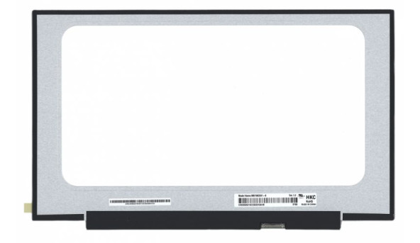 Матрица для ноутбука 15,6", Slim (тонкая), 30 pin eDp (справа), 1920x1080, Светодиодная (LED), без креплений, матовая, HKC, MB156CS01-8