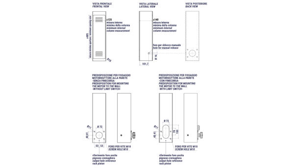 TW90/600/HS Бесщеточный двигатель 24V DC HIGH SPEED для откатных ворот до 600 кг. Roger Technology - 641672