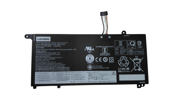 Акумулятор для ноутбука Lenovo L19C3PDA 11.52 В Black 3820 мАг OEM