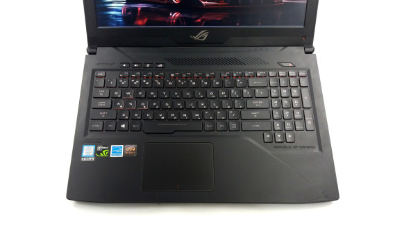 Ігровий ноутбук Asus ROG Strix Scar GL503V Core I7-7700HQ 16 RAM 480 SSD GeFORCE GTX 1060 [IPS 15.6 FHD] - Б/В - 641911
