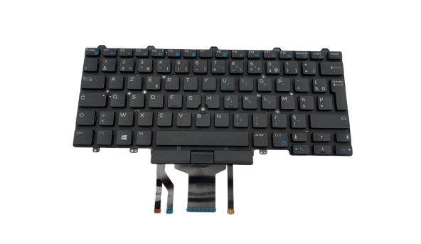 Клавіатура для ноутбука Dell Latitude 3340 E5450 E5470 E5480 E5490 E7480 7490 E7470 E7450 0W24RK 08NC1K PK1313D4B13    PK1313D1B16 AM1S1000500 SN7230BL Б/В
