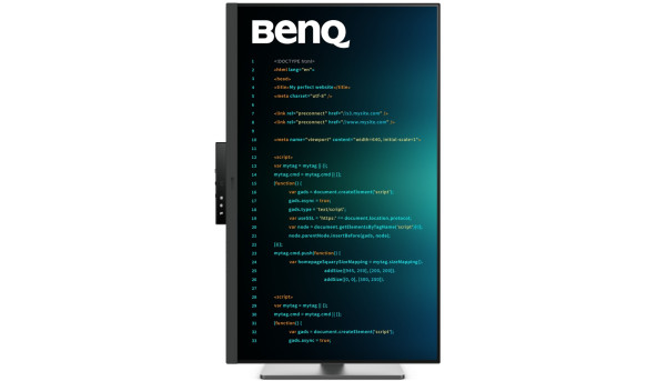 TFT 31.5" BenQ RD320U, 4K, IPS, 2хHDMI, DP, USB- C, USB-hub, HAS, Pivot, кол., сірий - 641943