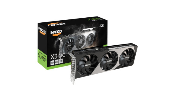 GeForce RTX5070 Ti Inno3D X3 OC, 16GB GDDR7, 256bit, PCI Express 5.0 - 642217