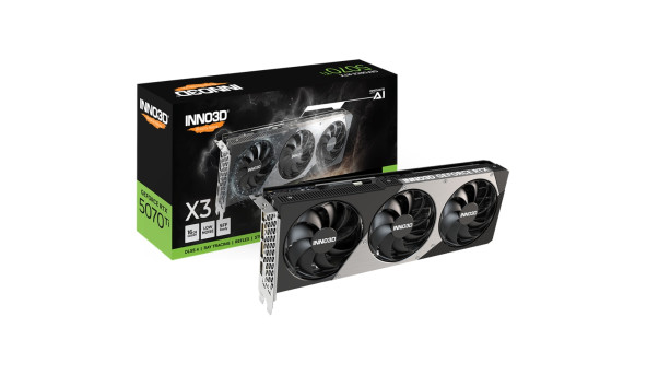 GeForce RTX5070 Ti Inno3D X3, 16GB GDDR7, 256bit, PCI Express 5.0 - 642218