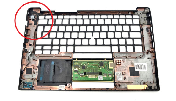 Середня частина корпусу до ноутбука з тачпадом Dell Latitude 7480 7490 7MMFV 07MFV 0VK436 AP1S1000492 AP1S1000494 Б/В - 642389