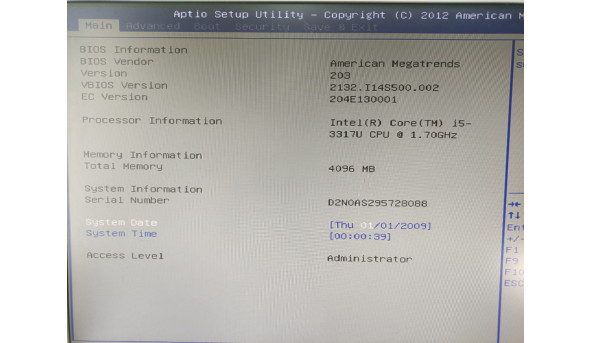 Материнская плата к ноутбуку Asus S500C INTEL Core i5-3317U 1.70 GHZ 4 GB RAM 60NB0060-MB2060 Б/У - 642463
