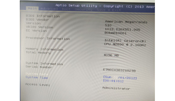 Материнська плата до ноутбука ASUS X551MA X551M Intel Celeron N2830 2.16 GHZ 4 GB RAM Б/В - 642464