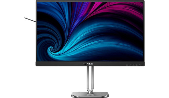 TFT 27" Philips 27B2U6903, 4K UHD, IPS, 2xHDMI, DP,USB-C,RJ-45,USB-hub,HAS,Pivot, кол.,срібл-сірий