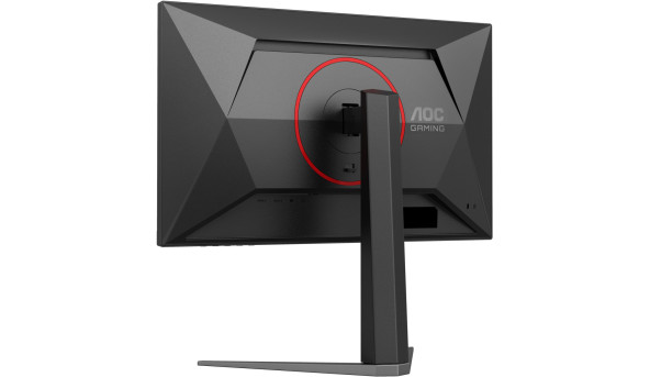 TFT 23.8" AOC 24G4HA, IPS, 200Гц, 2xHDMI, DP, HAS, Pivot, колонки, чорно-червоний - 642768