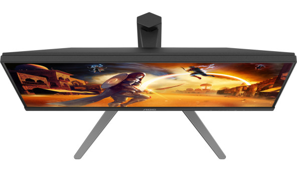 TFT 23.8" AOC 24G4HA, IPS, 200Гц, 2xHDMI, DP, HAS, Pivot, колонки, чорно-червоний - 642768