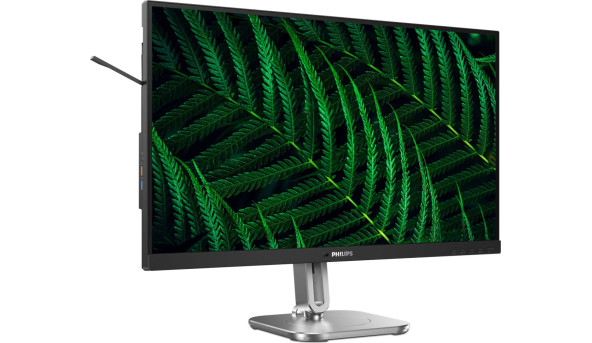 TFT 27" Philips 27B2G5500, QHD IPS,100Hz, 2xHDMI, DP, USB-hub, HAS, Pivot, кол., сріблясто-сірий - 642769