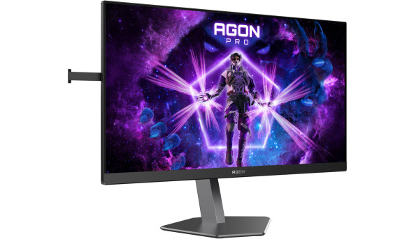 TFT 24.5" AOC AG256FS, Fast IPS, 390Гц, 2xHDMI, DP, USB-hub, HAS, Pivot, чорний - 642770
