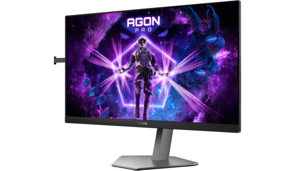 TFT 24.5" AOC AG256FS, Fast IPS, 390Гц, 2xHDMI, DP, USB-hub, HAS, Pivot, чорний - 642770