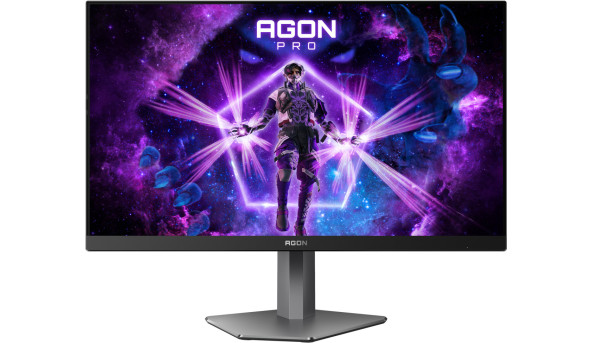 TFT 24.5" AOC AG256FS, Fast IPS, 390Гц, 2xHDMI, DP, USB-hub, HAS, Pivot, чорний