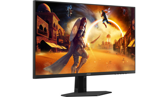 TFT 24.5" AOC 25G4SRE, Fast IPS, 300Гц, 2xHDMI, DP, чорно-червоний - 642771