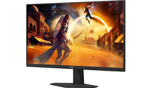TFT 24.5" AOC 25G4SRE, Fast IPS, 300Гц, 2xHDMI, DP, чорно-червоний - 642771