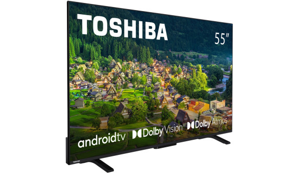 TV 55 Toshiba 55UA2363DG 4K UHD/LED/T2/Android 11/2 x 10W/Dolby Digital/HDMI/Wi-Fi/VESA 200 x 200 M4 - 643005